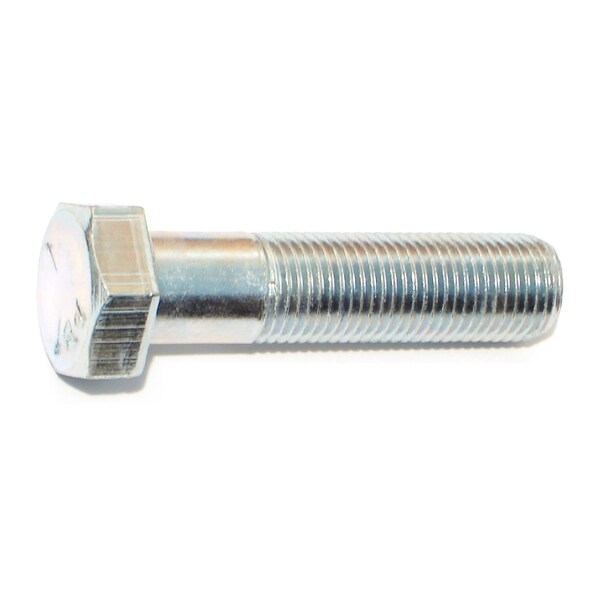 Midwest Fastener Grade 5, 1/2"-20 Hex Head Cap Screw, Zinc Plated Steel, 2 in L, 50 PK 00540 - main